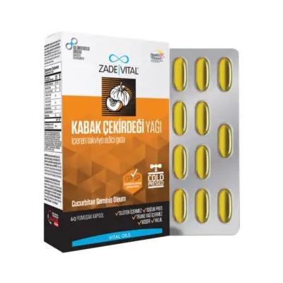 Aceite de semilla de calabaza Zade Vital 320 mg 60 cápsulas - Apoyo natural