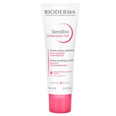 Bioderma Sensibio : Crème Riche Hypoallergénique pour Peaux Sèches et Sensibles - Hydratation Intense & Protection de la Barrière Cutanée