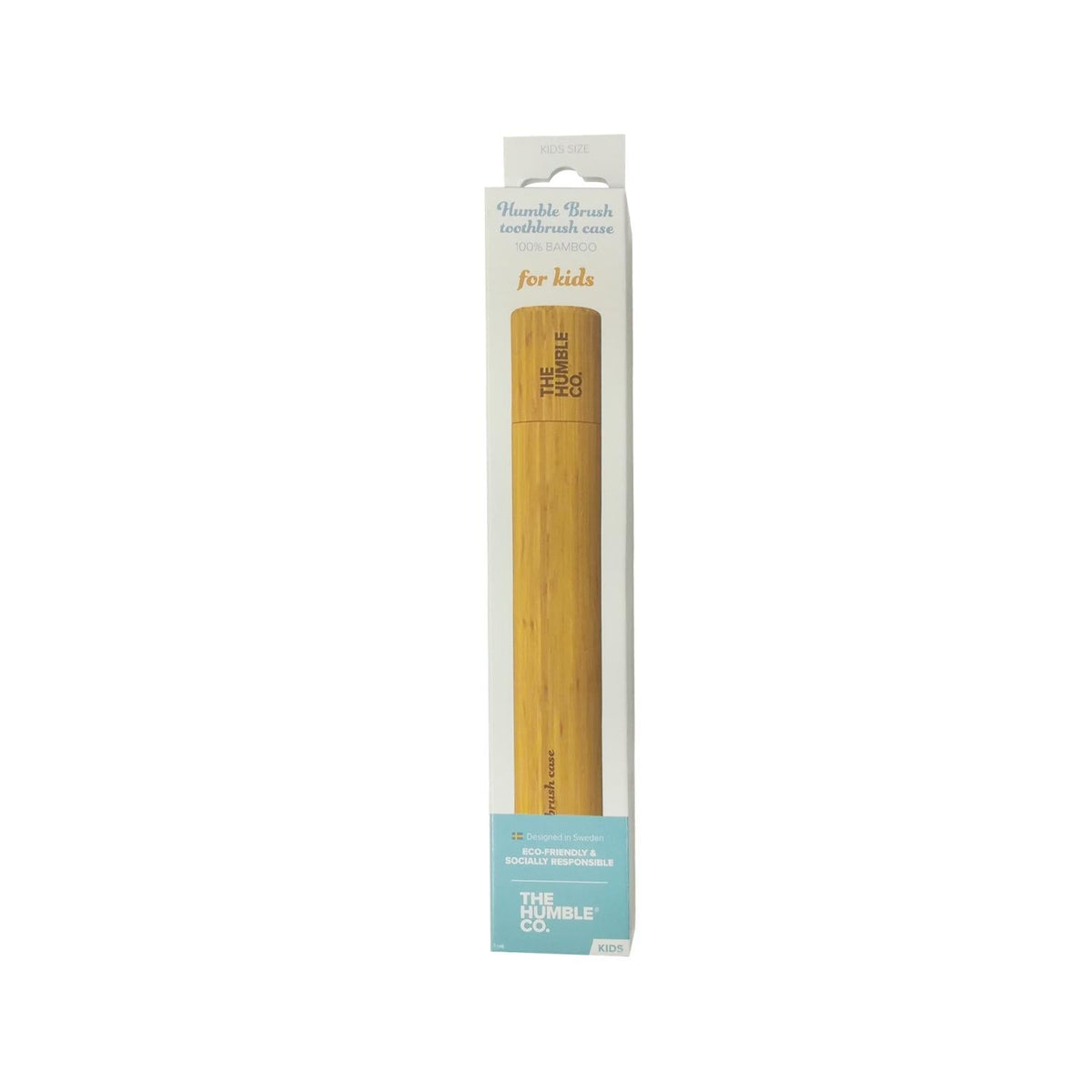 Estuche para cepillo de dientes de bambú para niños Humble Brush - Cuidado bucal ecológico, sostenible y protector
