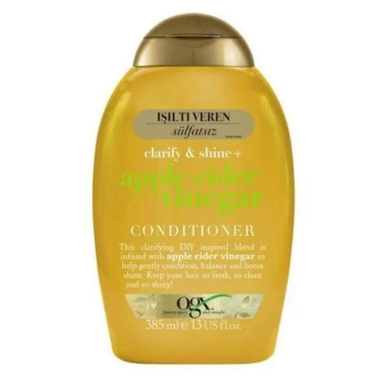 Après-shampoing clarifiant et brillance au vinaigre de cidre de pomme OGX 385 ml