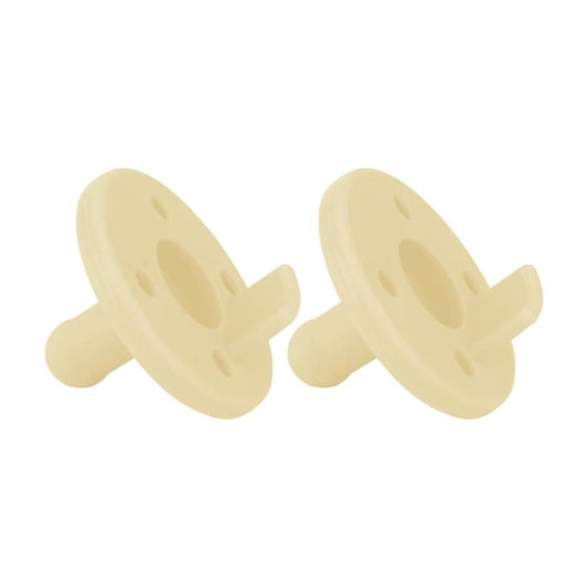 Oioi Mellow Yellow Silicone Pacifier Set 2 Pack