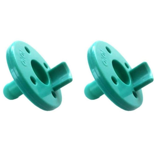 Oioi Emzix Premium Silicone Orthodontic Pacifier 2-Pack Green