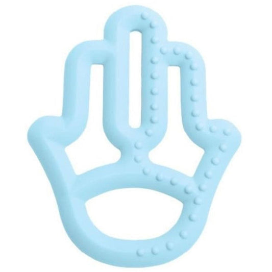 Oioi Silicone Teether Mitten Blue