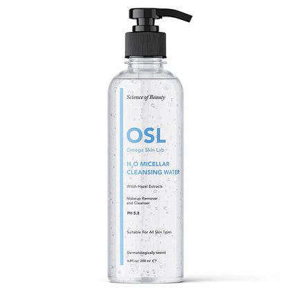 OSL Omega Skin Lab Agua Micelar Limpiadora H2O 200 ml