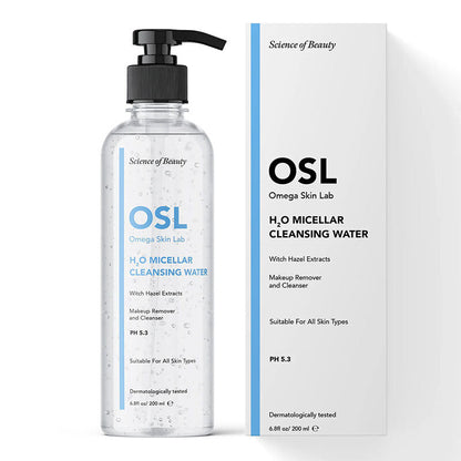 OSL Omega Skin Lab Agua Micelar Limpiadora H2O 200 ml