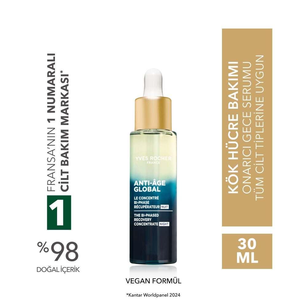 Yves Rocher Anti Age Global Night Serum with Niacinamide 30ml