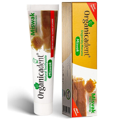 Dentifrice naturel au miswak Organicadent pour un soin quotidien 75 ml