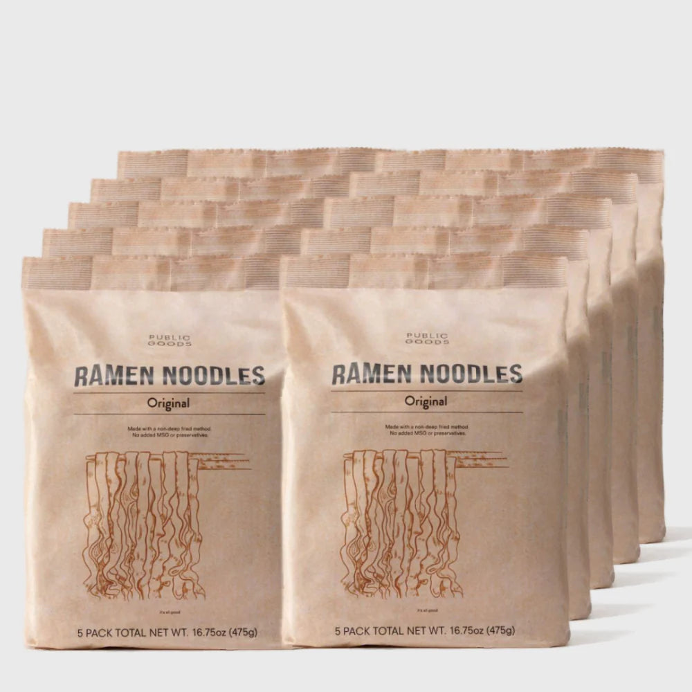 Original Ramen Noodles Grocery Public Goods Original Soy 50ct (10 packs)