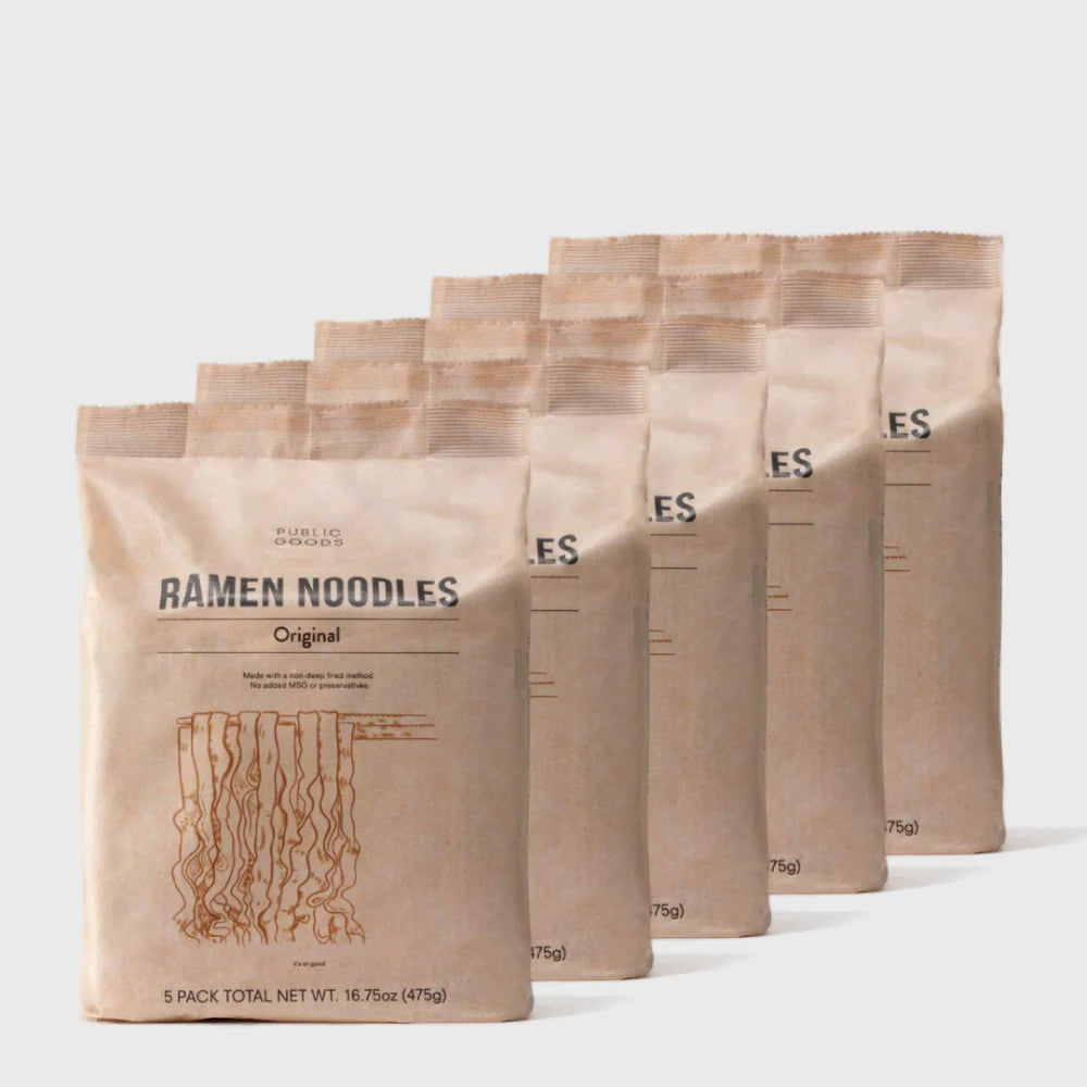 Original Ramen Noodles Grocery Public Goods Original Soy 25ct (5 packs)