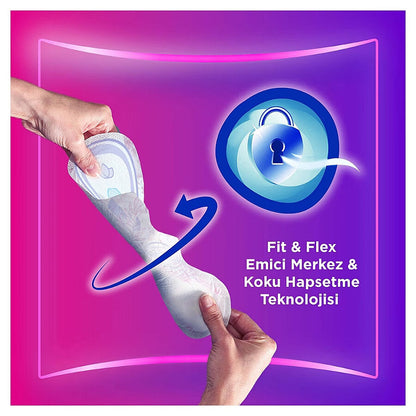Serviettes hygiéniques Orkid Platinum Night pour une protection renforcée, paquet de 10