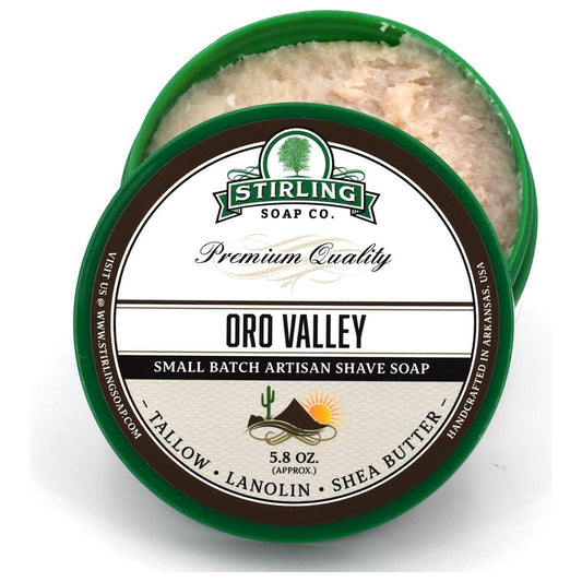 Stirling Soap Co. Oro Valley Shaving Collection Shaving Set Pasteur Pharmacy Shaving Soap 5.8oz
