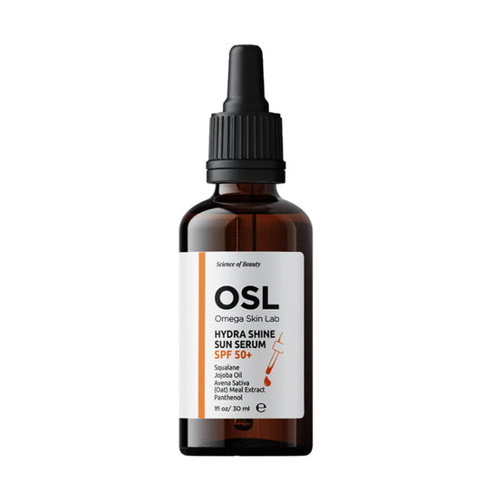 Sérum solaire Hydra Shine SPF 50+ OSL Omega Skin Lab 30 ml