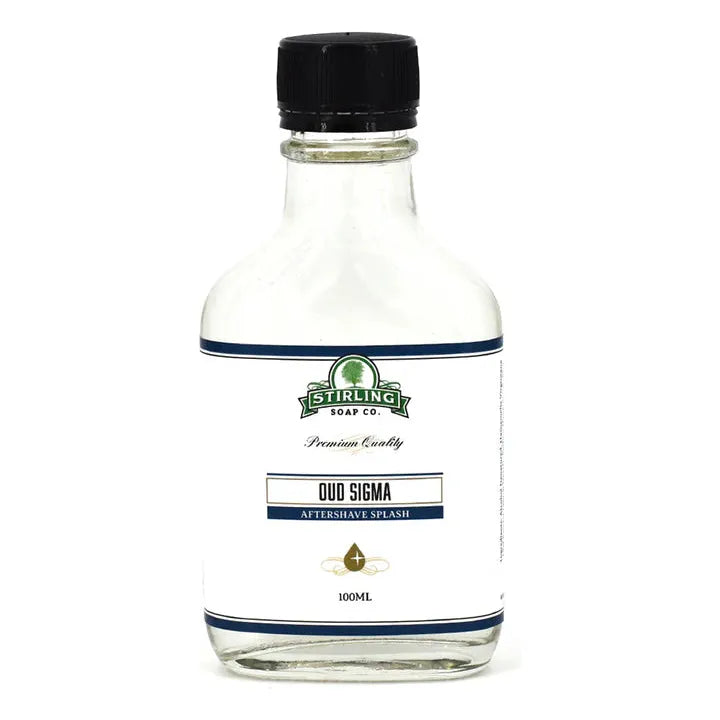 Stirling Soap Co. Oud Sigma Shaving Collection Shaving Set Pasteur Pharmacy Aftershave Splash 3.3oz