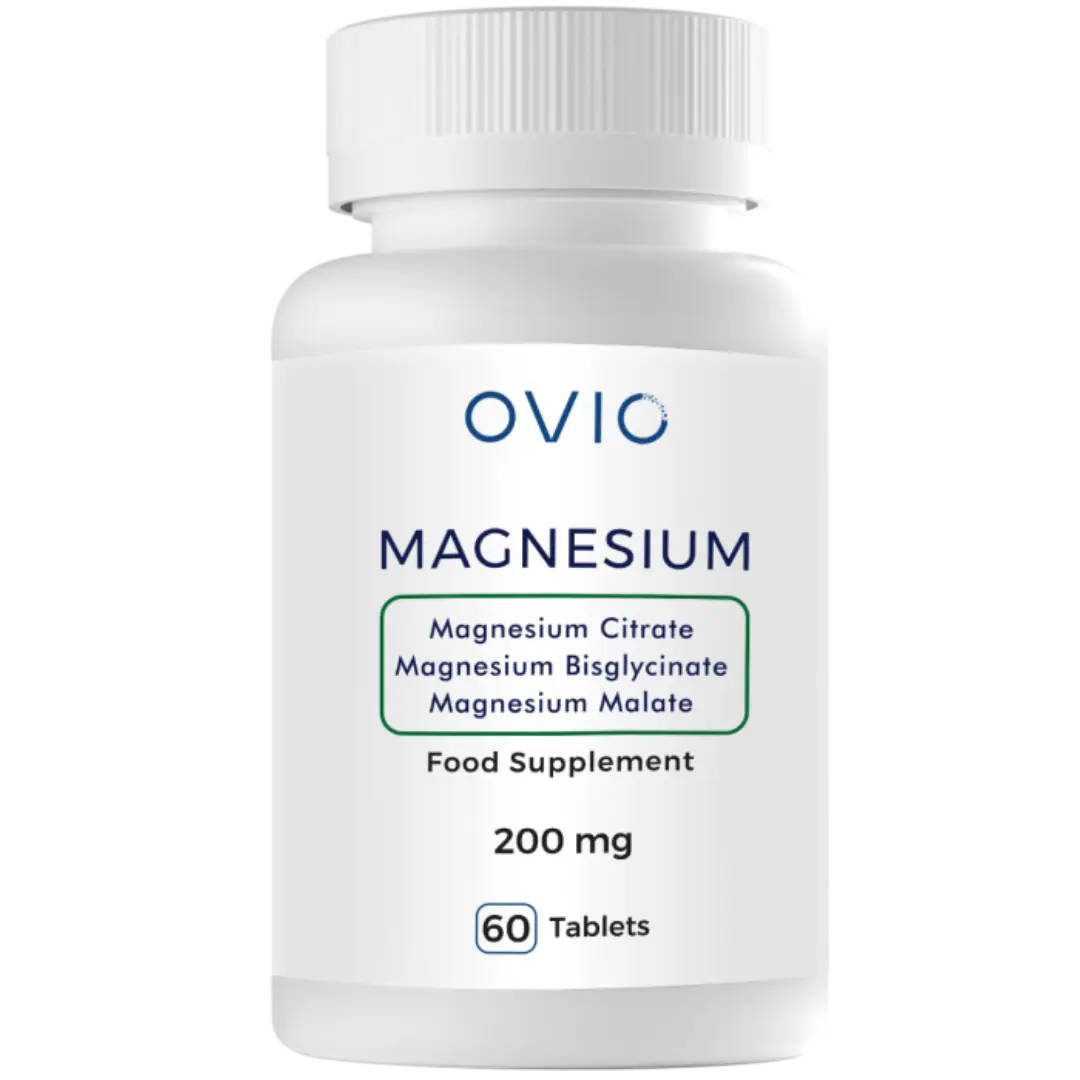 Complément alimentaire au magnésium Ovio pour le bien-être quotidien, 60 comprimés