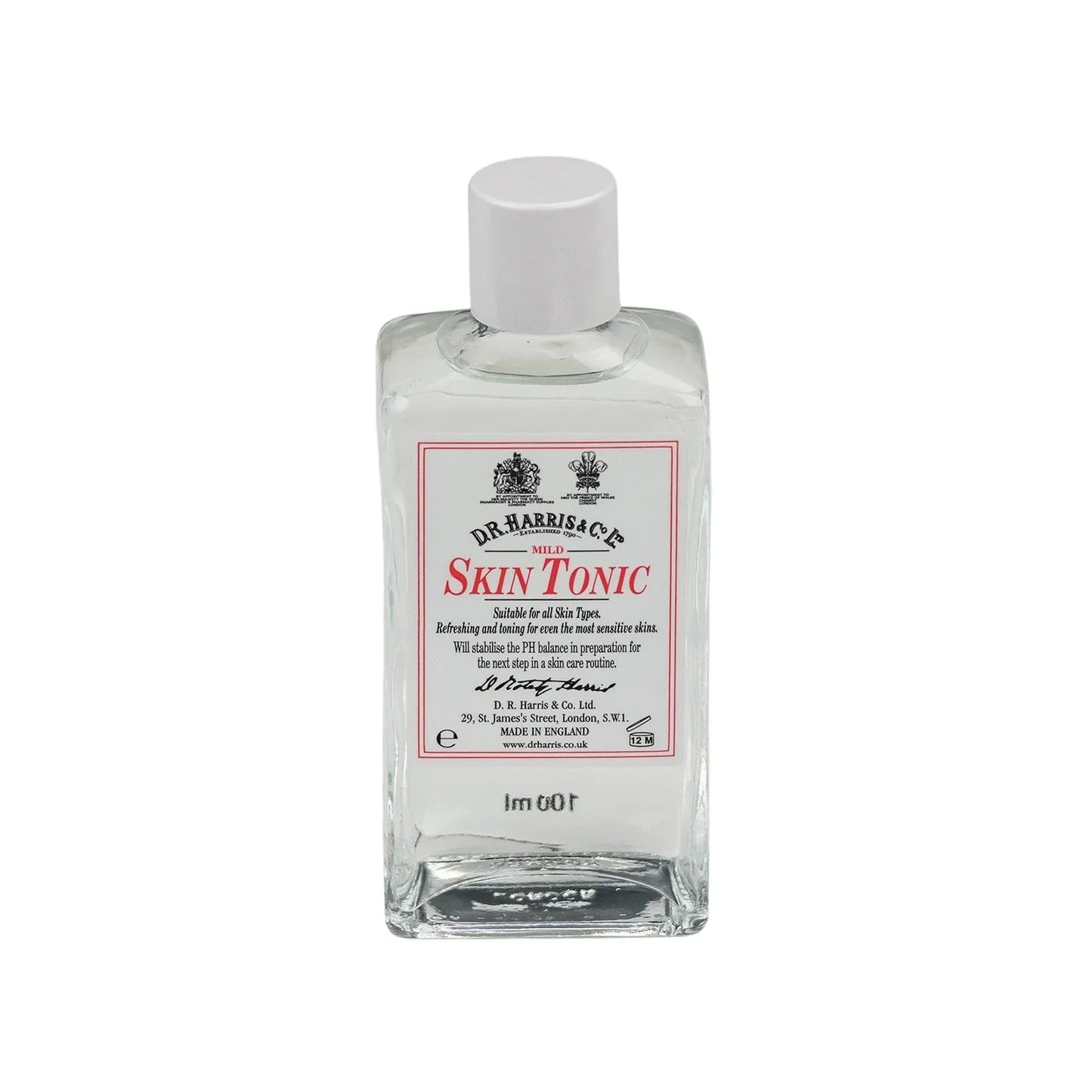 D. R. Harris & Co Mild Skin Tonic Plastic Bottle 100ml Skin Tonic Pasteur Pharmacy