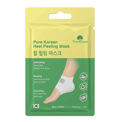 Mascarilla exfoliante coreana para pies: elimina la piel seca y los talones agrietados para unos pies suaves y tersos - Tratamiento con papaya y limón