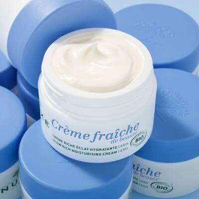 Nuxe Creme Fraiche De Beaute: Hydrating Face Cream for Dry Sensitive Skin - 48 Hour Moisture, Natural Radiance & Organic Argan Oil