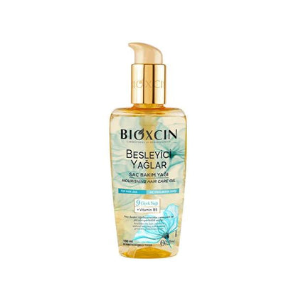 Huile capillaire aux 9 fleurs Bioxcin : Soin floral nourrissant pour cheveux secs et abîmés - Brillance, réparation, après-shampooing sans rinçage