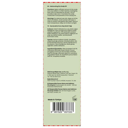 Bade Natural Cradle Cap & Dry Scalp Baby Oil 50 ml