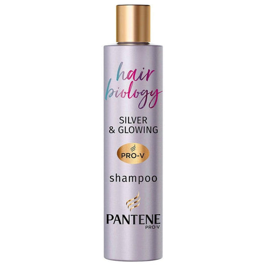 Pantene Hair Biology Silver & Glowing Purple Shampoo 250ml