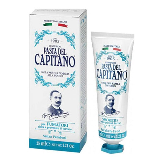Pasta del Capitano 1905 Smokers Toohpaste 25ml Toothpaste Pasteur Pharmacy