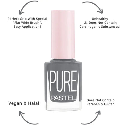 Esmalte de uñas Pastel Pure de alta cobertura, tono 624, 13 ml