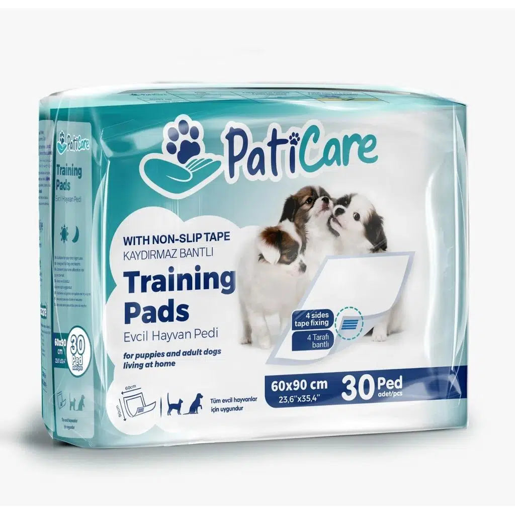 Paticare Adhesive Pet Training Pads for Dogs and Cats 60x90 cm 30 ct