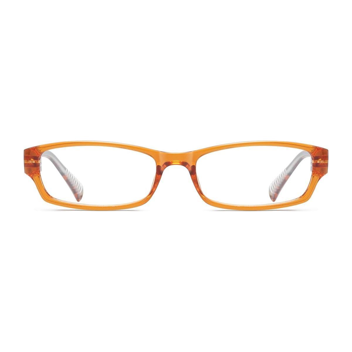 PcFao | Frame Only & No Prescription Eyeglasses Pasteur Pharmacy Brown Frame Only
