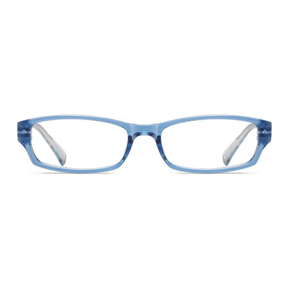 PcFao | Frame Only & No Prescription Eyeglasses Pasteur Pharmacy Blue Frame Only