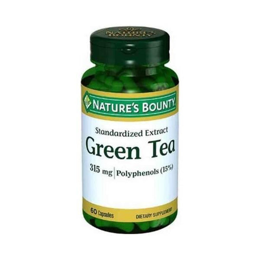 Nature's Bounty Green Tea Supplement 315mg - Antioxidant Support Dietary Supplement for Health-Conscious Individuals