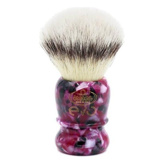 Omega Evo Shaving Brush - Veteran Purple -E1891 Shaving Brush Pasteur Pharmacy