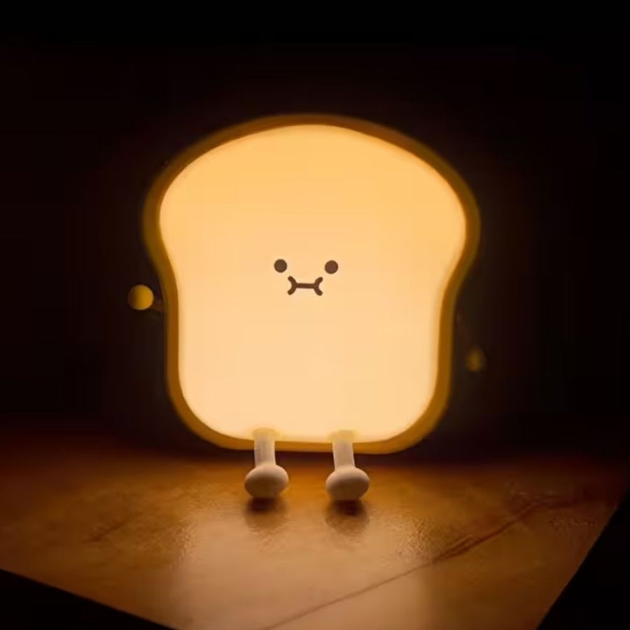 Petrix Silicone Toast Touch Night Light for Soft Ambient Glow