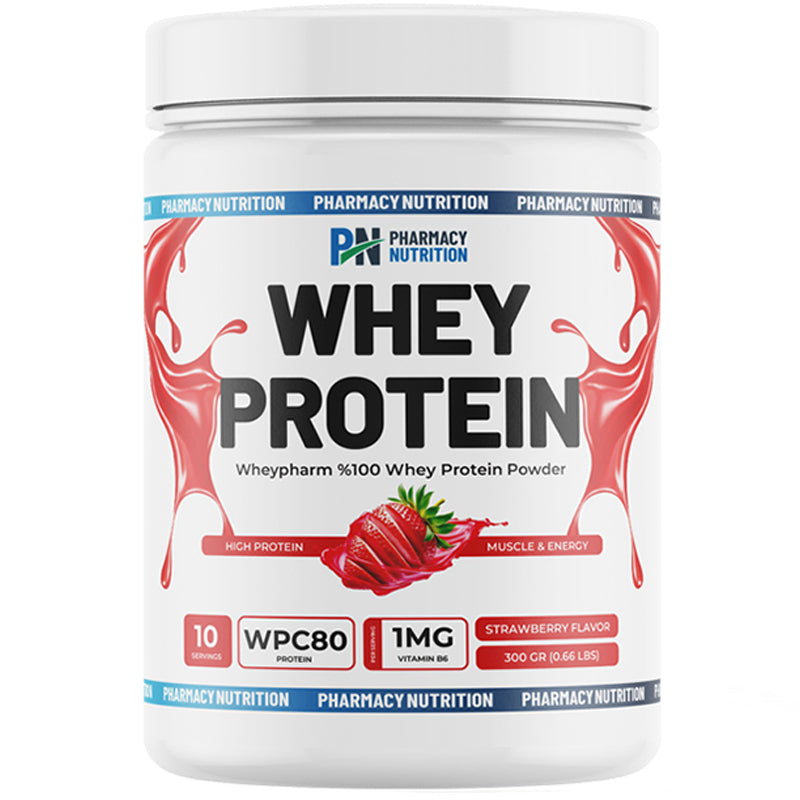 Protéine de lactosérum (Whey) Pharmacy Nutrition goût fraise 300 g