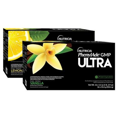 Phenylade GMP Ultra Vanilla Powder (PKU Formula), 1.2 oz Pouches (Case of 16) Vitamins & Supplements Pasteur Pharmacy