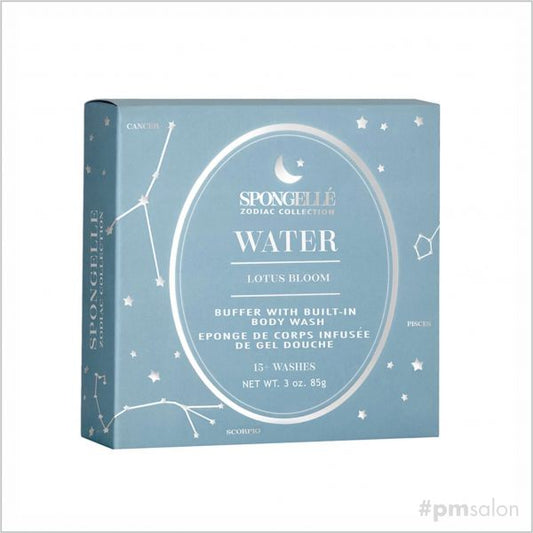 Spongellé Water Lotus Bloom Buffer with Built-In Body Wash 85g Body Wash Infused Buffer Pasteur Pharmacy