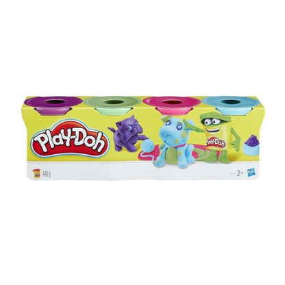 Pack de 4 botes de plastilina Play-Doh para juegos creativos 448g