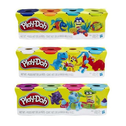 Pack de 4 botes de plastilina Play-Doh para juegos creativos 448g