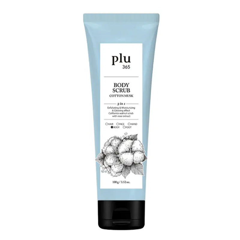 Plu 365 Body Scrub Cotton Musk Smoothing Peeling 100g