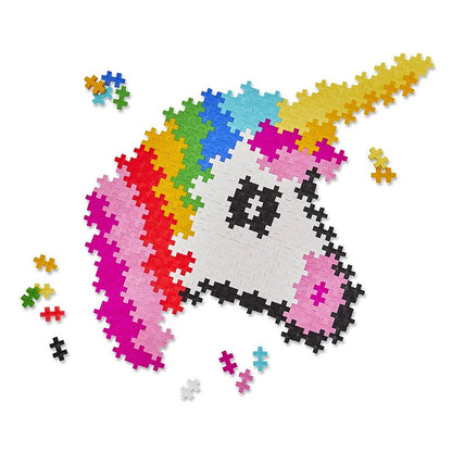 Set de construcción creativa Plus Plus Puzzle by Number Unicorn, 250 piezas