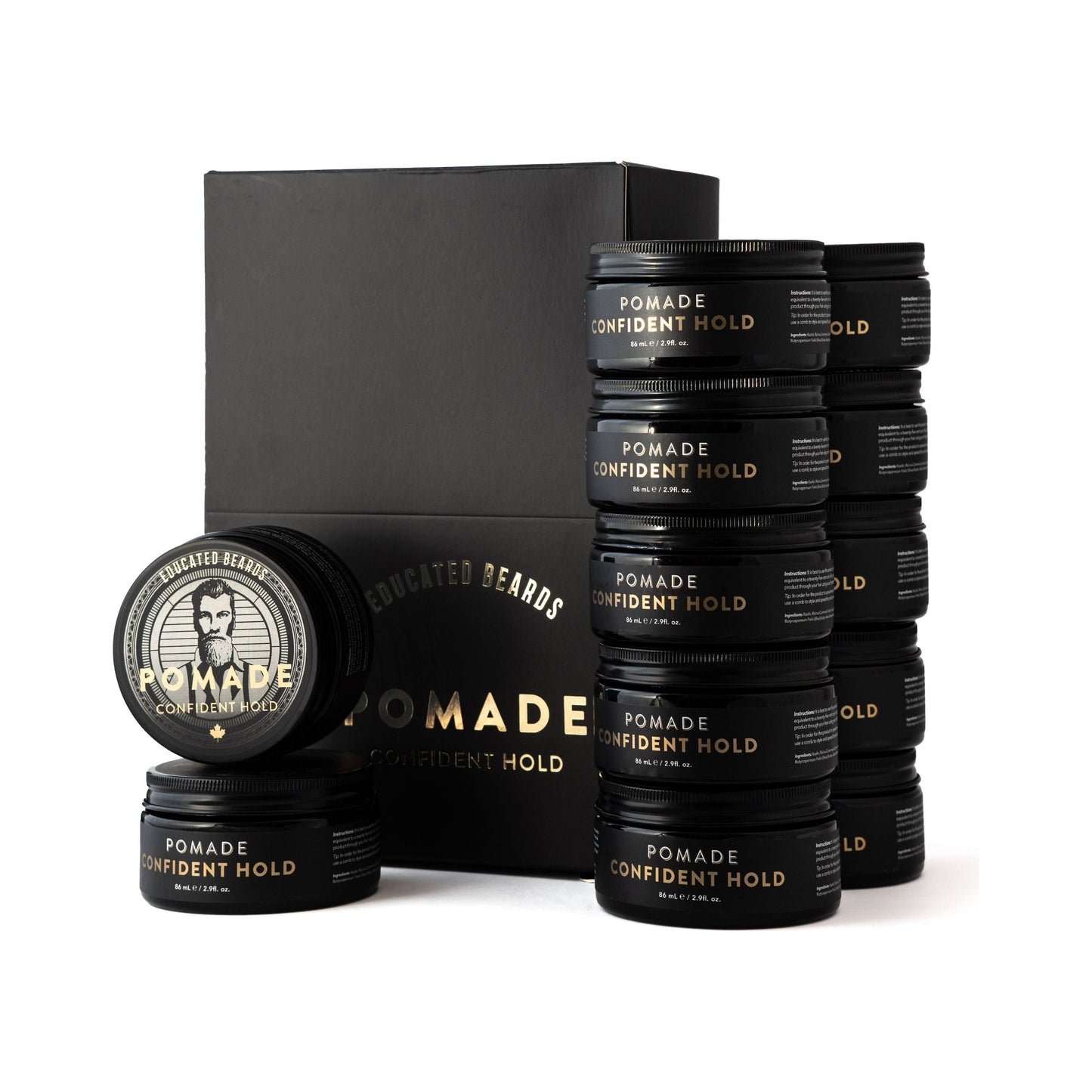 Educated Beards Pomade Confident Hold 86ml Hair Pomade Pasteur Pharmacy