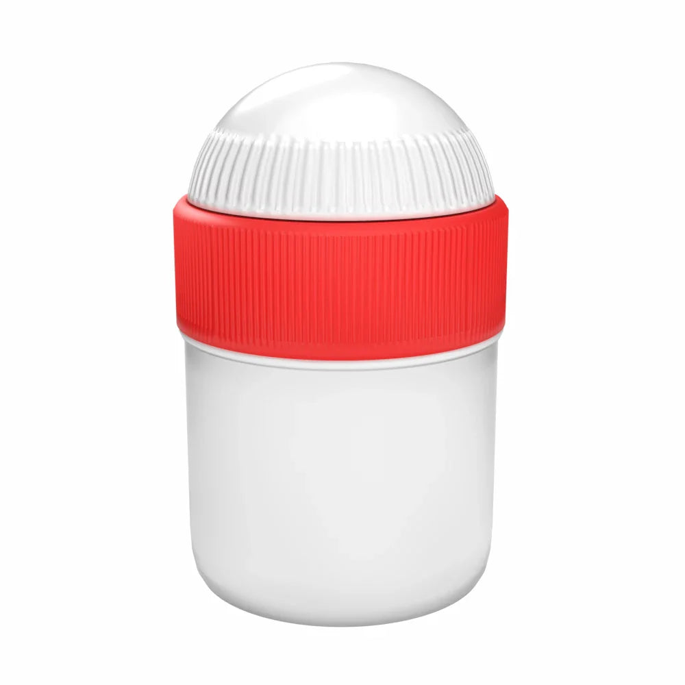 Samix Compounding Jar, 15 mL, White with Red Lid (Case of 100) Medical Supplies Pasteur Pharmacy