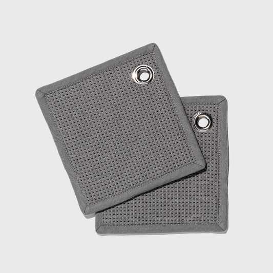 Organic Cotton Pot Holders (Set of 2) Household Public Goods