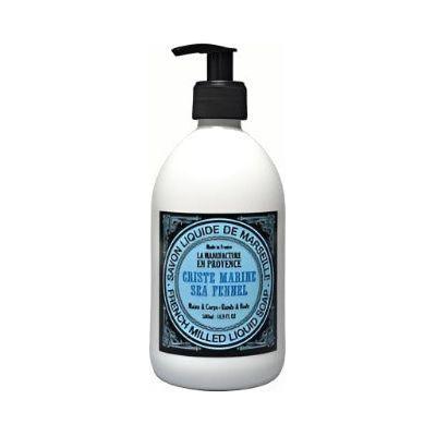 Manufacture en la Provence Criste Marine Samphire Hands & Body Liquid Soap 500ml Liquid Soap Pasteur Pharmacy