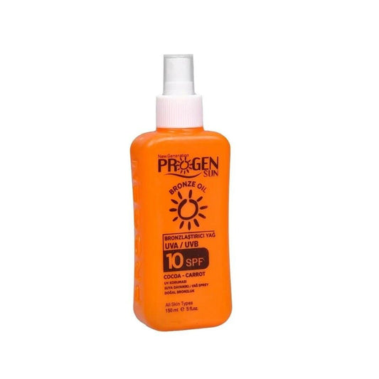 Huile bronzante Progen SPF 10 Protection solaire 150 ml