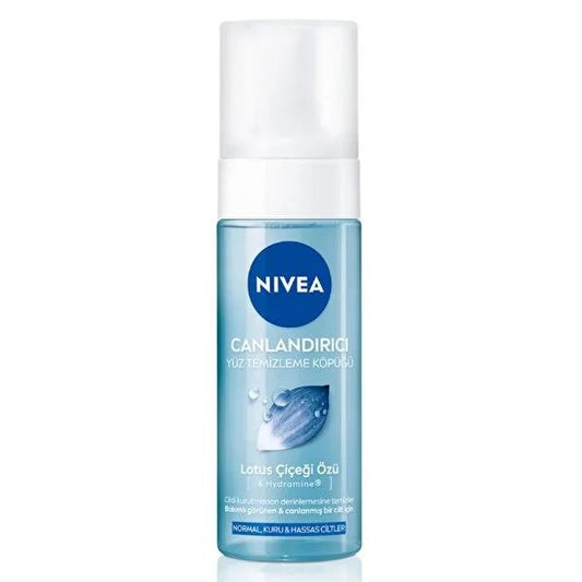 Nivea Mousse Limpiador Facial Enriquecido con Vitamina E - Limpieza facial suave para piel normal, 150 ml