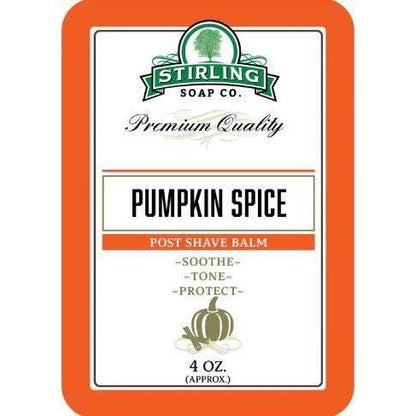 Stirling Soap Co. Pumpkin Spice Shaving Collection Shaving Set Pasteur Pharmacy Post Shave Balm 4oz