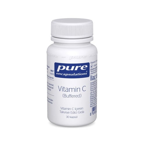 Pure Vitamin C Buffered 670 mg 30 Capsules