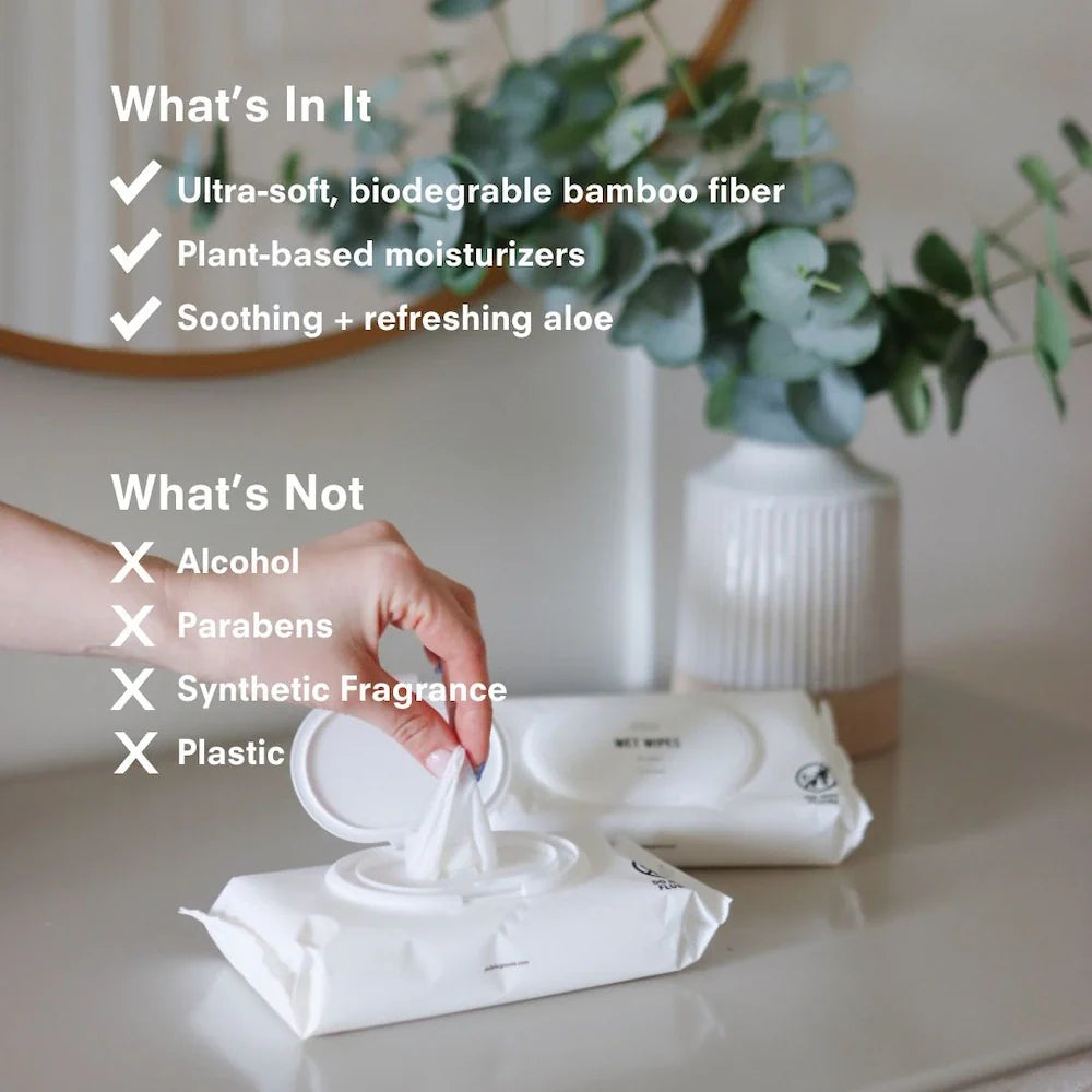 Pure Bamboo Wet Wipes (300 ct) Personal Care Public Goods