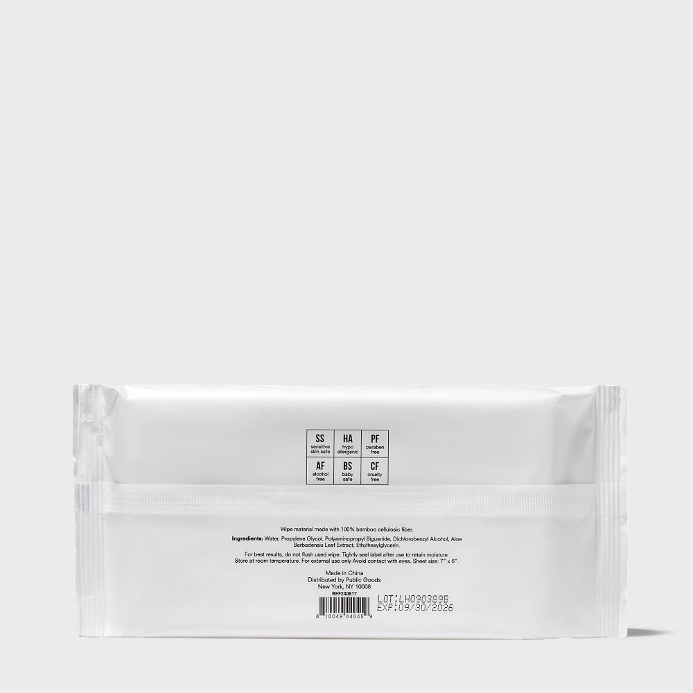 Pure Bamboo Wet Wipes (300 ct) Personal Care Public Goods