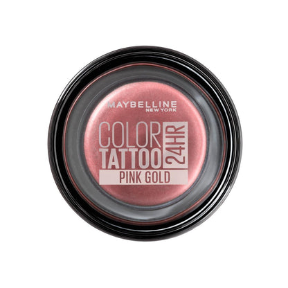 Sombra de ojos en crema Maybelline Color Tattoo 24H - Pink Gold: Color de ojos cremoso, duradero, resistente al agua y a prueba de manchas